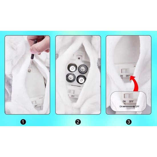 Interaktivní plyšový pejsek Husky reagující na pohyb