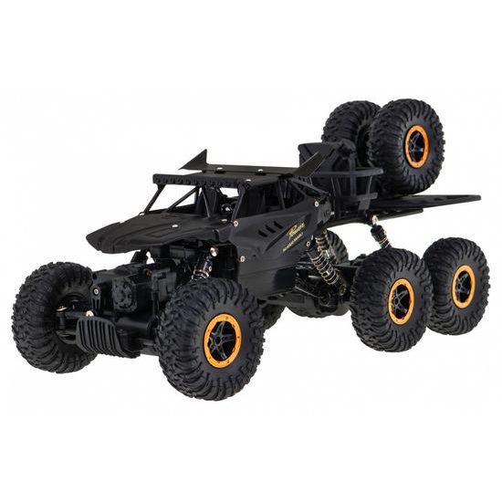 Auto na dálkové ovládání šestikolové Monster Truck oranžové 1:18