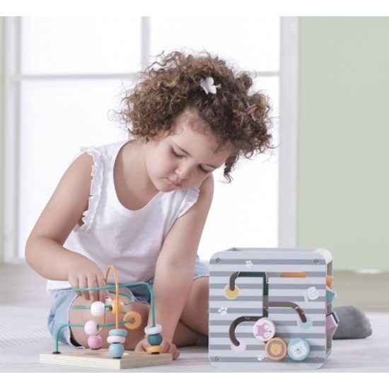 Vzdělávací kostka s prostorovým bludištěm