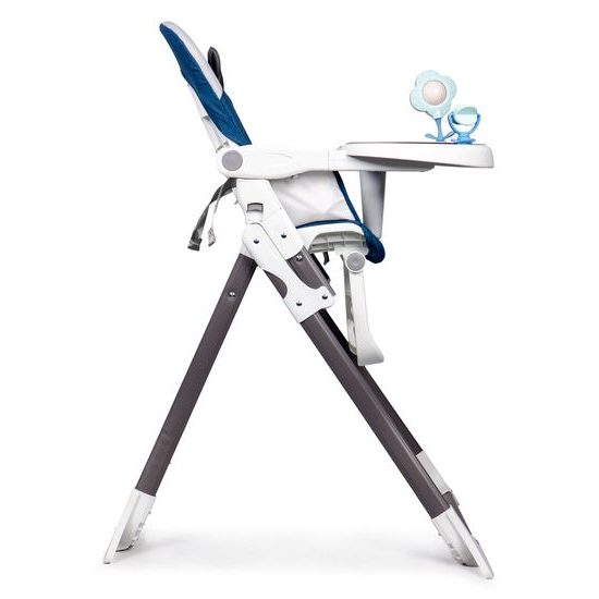 Ecotoys jídelní židlička 2v1 Sobík modrá