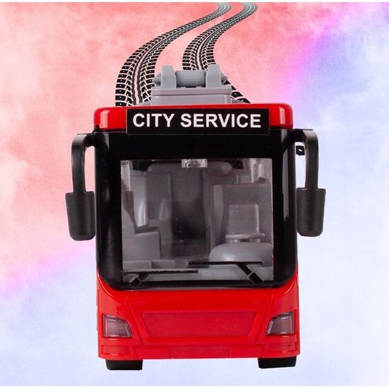 Dětský trolejbus se světlem a zvuky City Bus 1:16