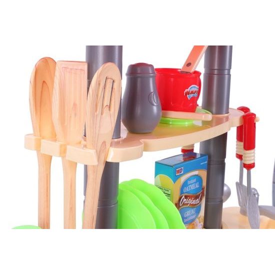 Dětská kuchyňka se zvuky a světlem Interest Kitchen červená