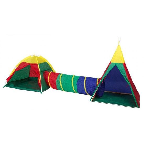 Ecotoys dětský stan 3v1 s tunelem