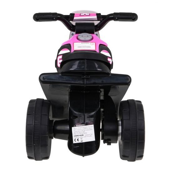 Majlo Toys dětská elektrická minitříkolka Sport Trike černo-růžová