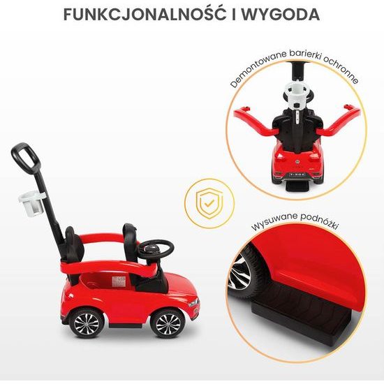 Odrážedlo Volkswagen T-ROC red