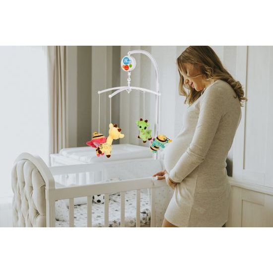 Kolotoč nad postieľku s plyšákmi Shacking Bell
