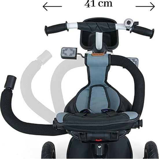 Dětská tříkolka Milly Mally Movi grey