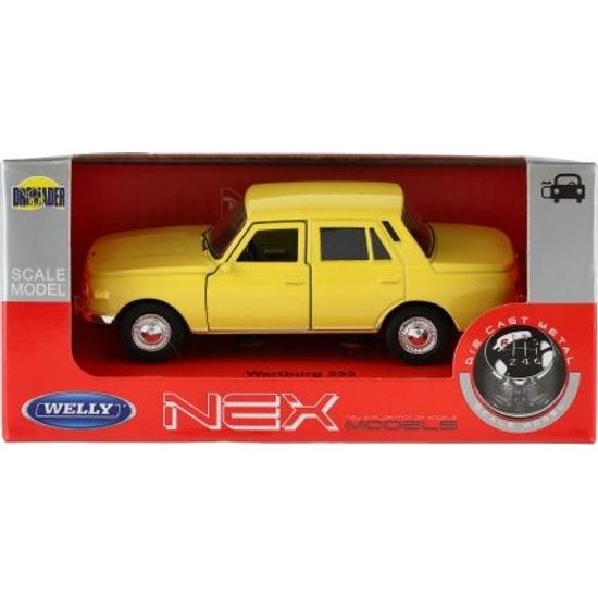 Auto Welly Wartburg 353 - mix 4 barvy