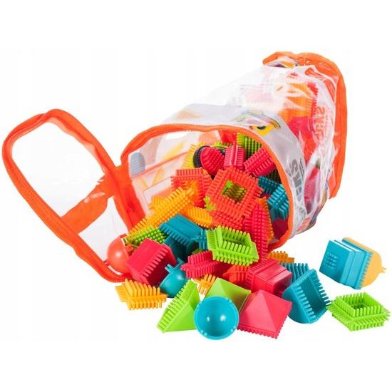 Doris barevná konstrukční stavebnice Hedgehog Blocks 90 ks