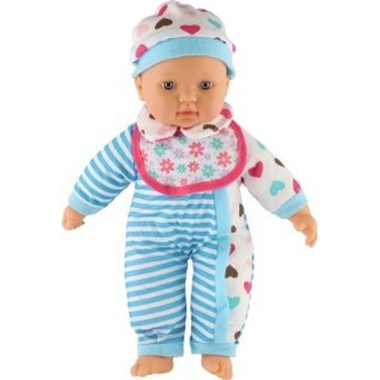 Panenka miminko - měkké tělo s dudlíkem s kolébkou