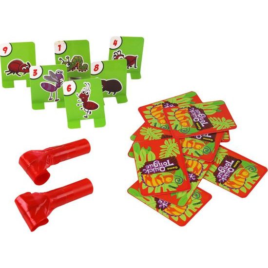 Zábavná hra rychlý chameleoni jazyk - chyť hmyz