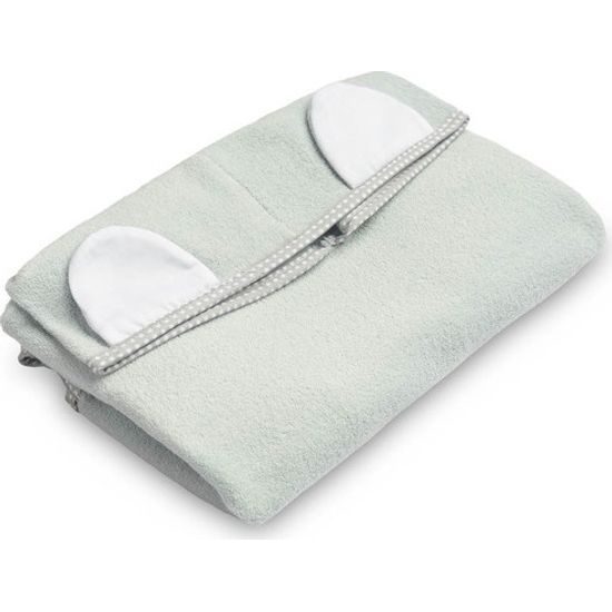 Dětské koupelové pončo, šedá