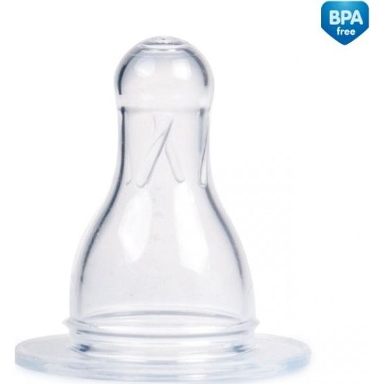 Silikonová kulatá savička třešinka 2 ks Canpol Babies, 0m+