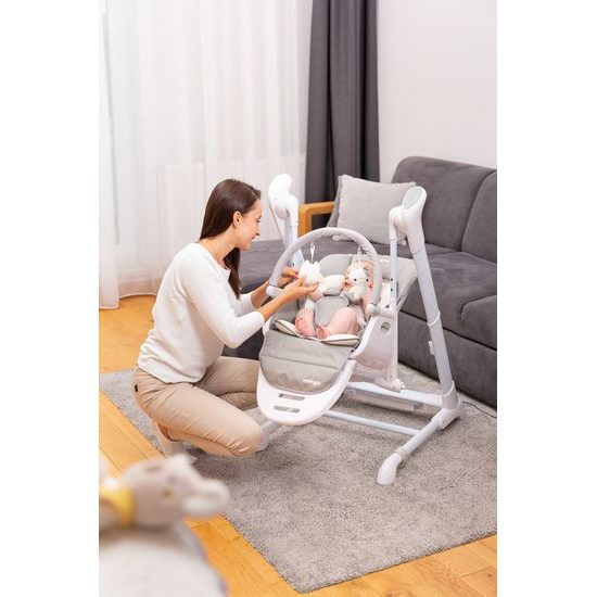 Kojenecké houpací křeslo Indigo black green