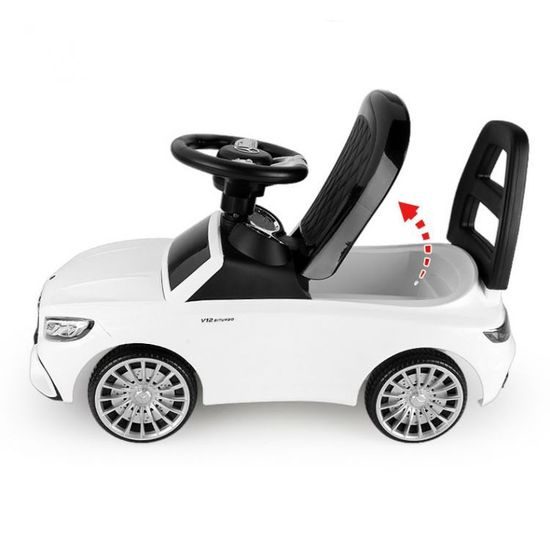 Odrážedlo Mercedes AMG S 65 s LED světly bílé