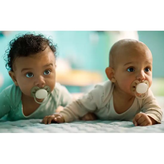 Silikonový dudlík Soft 0-6m kluk 2ks