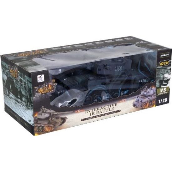 Tank RC TIGER I na baterie + dobíjecí pack 40MHz