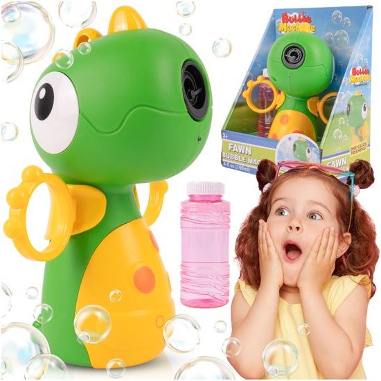 Bublifuk na baterie Zelený dinosaurus