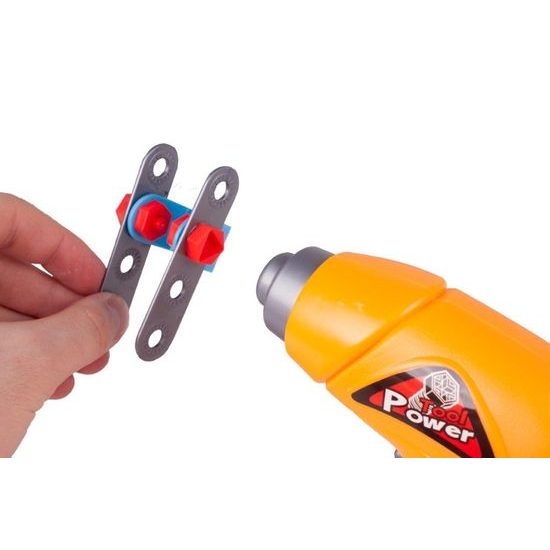 Majlo Toys konstrukční stavebnice s vrtačkou na baterie Junior Block 552 dílků