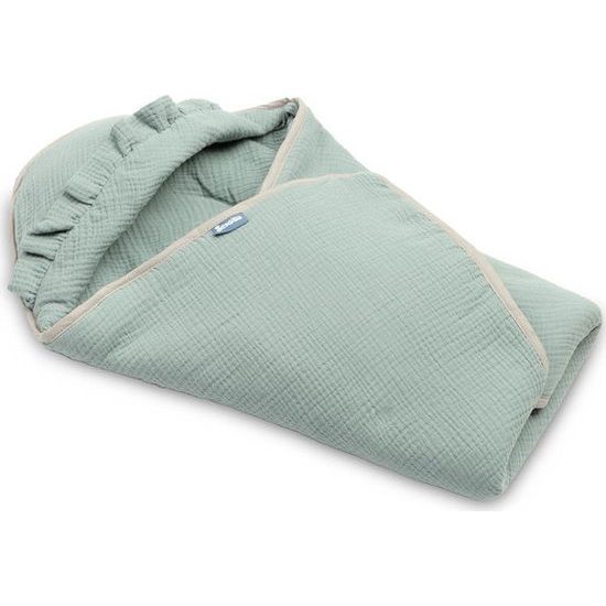 Mušelínová zavinovačka do autosedačky - Khaki