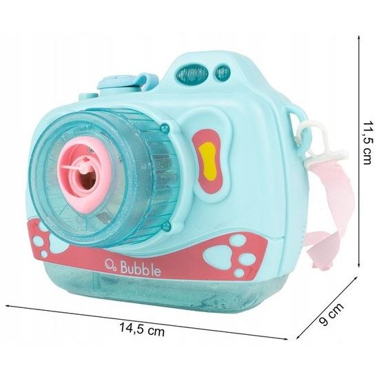 Bublifuk na baterie fotoaparát Bubble Cam modrý