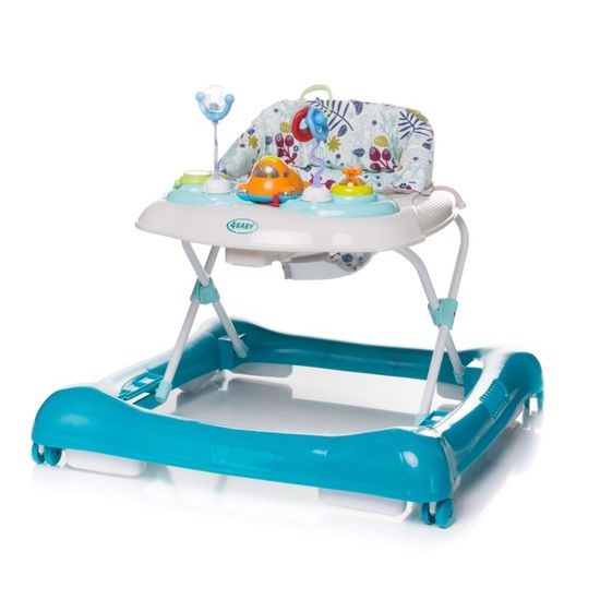 4Baby dětské vzdělávací chodítko 1Steeps tyrkysové