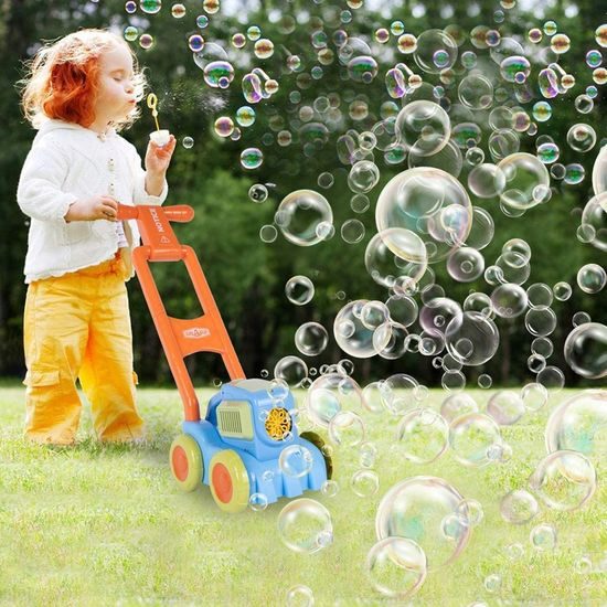 Dětská sekačka s bublifukem 2v1 Bubble Maker - modrá