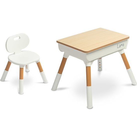 Dětský set stůl a židle, LARA WOOD