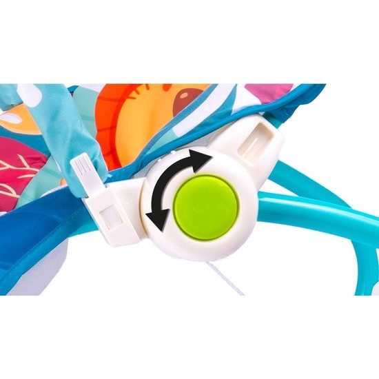 Kojenecké lehátko 3v1 s vibracemi Lvíček - modré