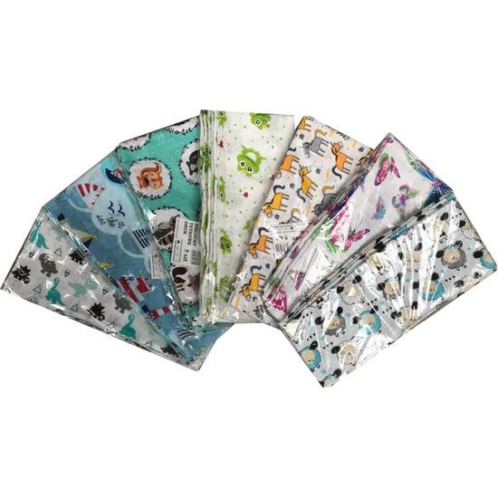 Bavlněné pleny s potiskem ATK 70x80 cm (5 ks)