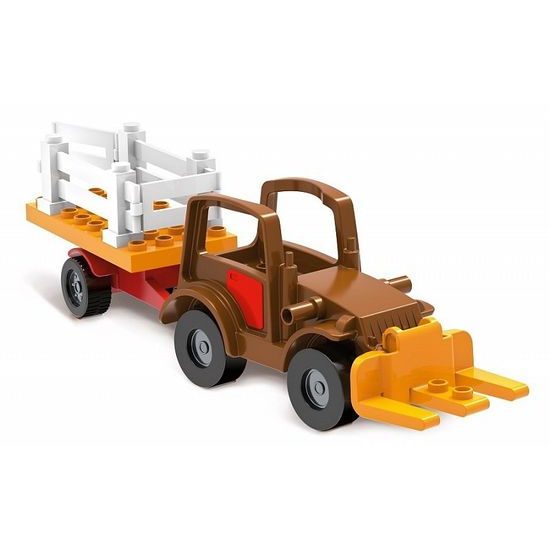 Blocki Mubi stavebnice Farma s traktorem 32 dílů