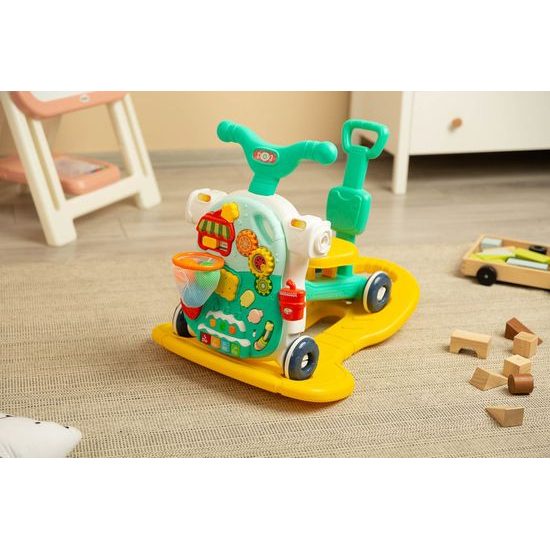Multifunkční dětské chodítko Toyz 5v1 tyrkysové