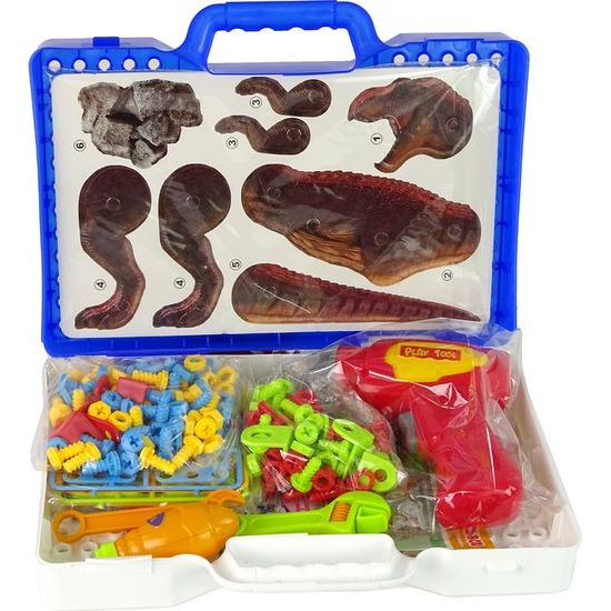 Sada 3D stavebnice s dinosauřími bloky