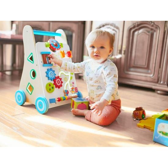 Ecotoys edukační dřevěné chodítko