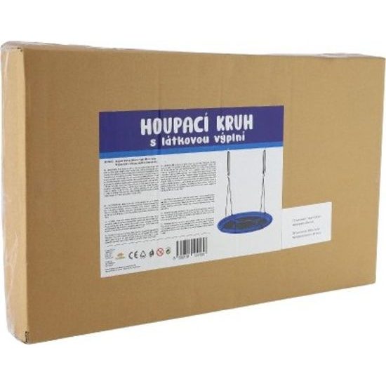 Houpací kruh modrý 80 cm - látková výplň