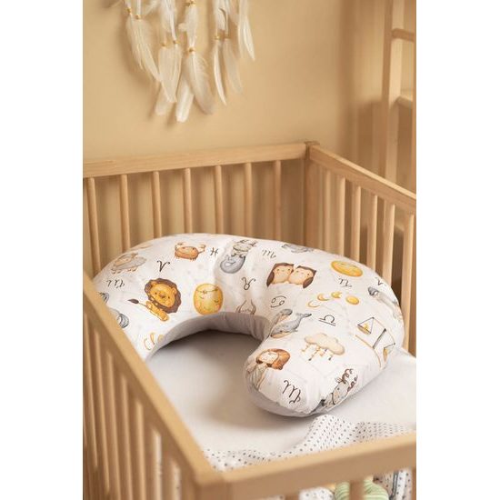 Kojící polštář Zvěrokruh, šedá