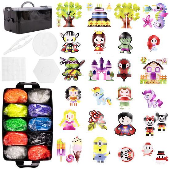 Neónové zažehlovací korálky Neon Iron Beads 10000 kusů