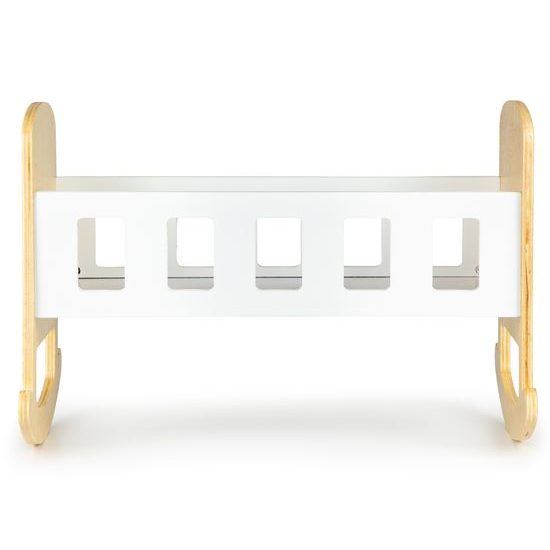 Ecotoys dřevěná postýlka pro panenky