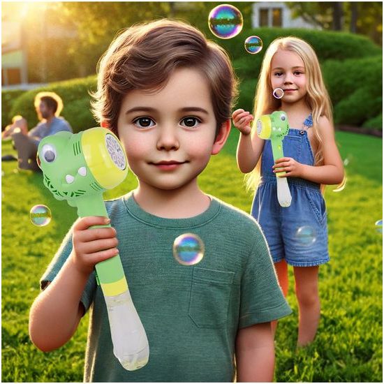 Dětský bublifuk na baterie Crocodille Bubble
