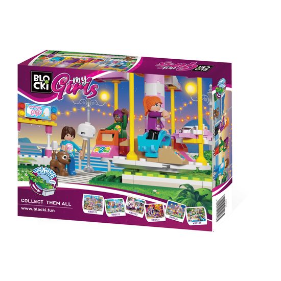 Blocki MyGirls stavebnice dětský kolotoč 160 dílků