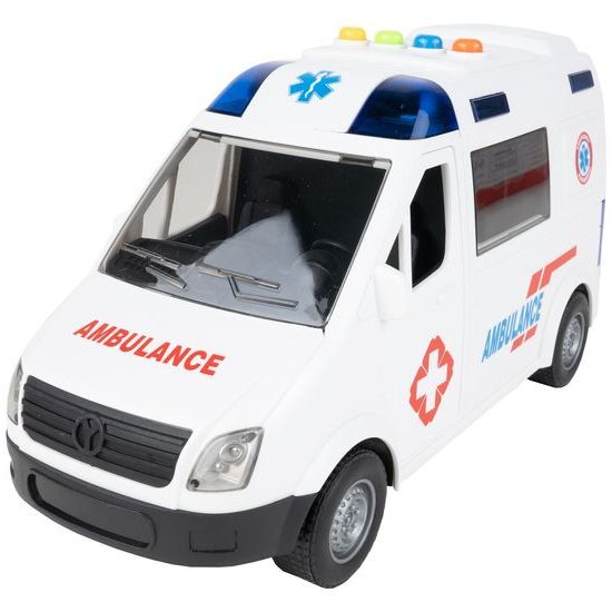 Sanitka se světly a zvuky City Ambulance 1:16