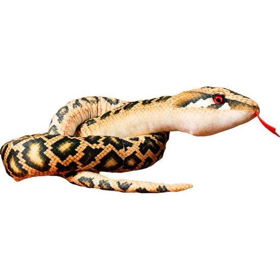 Plyšový had světlá 210 cm