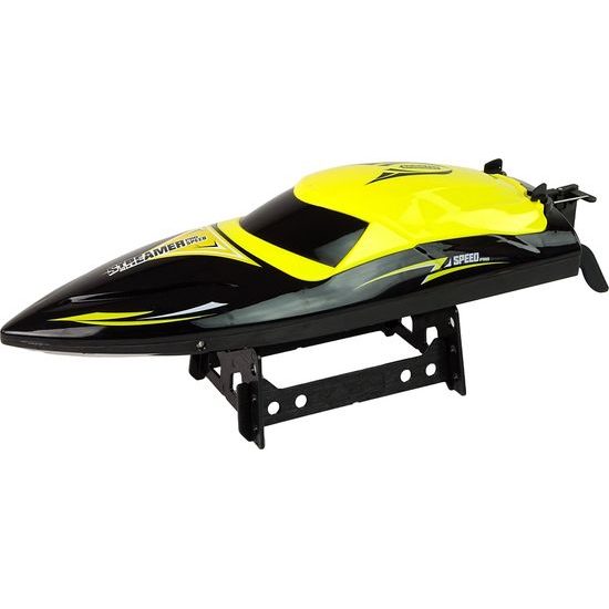 Motorový člun na dálkové ovládání - žlutý 35 KM/H
