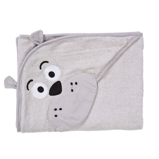 Dětská osuška Sensillo Water Friends 100x100 cm grey bear