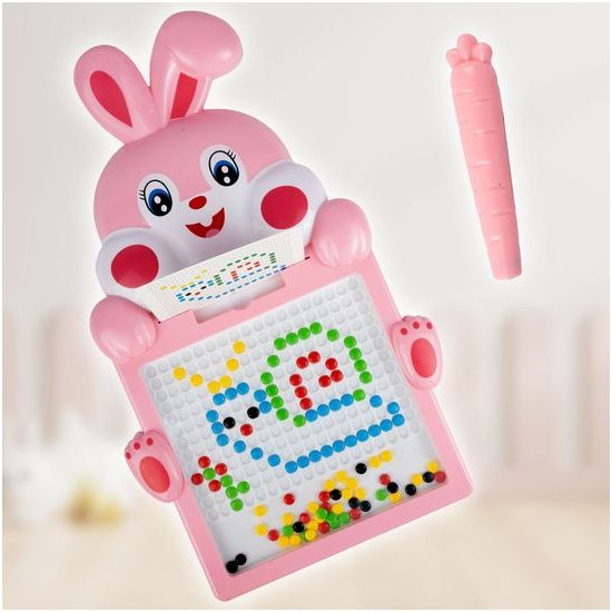 Magnetická tabulka Zajíček - růžová