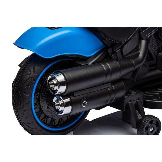 Dětská elektrická motorka Faster - modrá