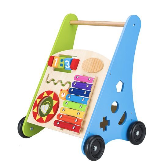 Ecotoys dřevěné edukační chodítko Funny Walker