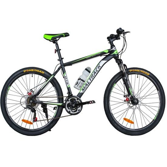 MalTrack odpružené horské kolo Team Green 26" černo-zelené