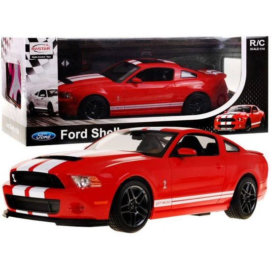 Rastar auto na dálkové ovládání Ford Shelby Mustang GT500 1:14 červené
