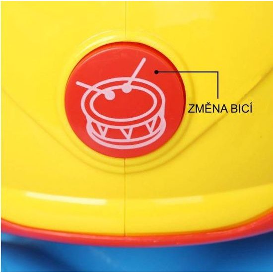 Interaktivní bubínek se zvuky a světly Drum King